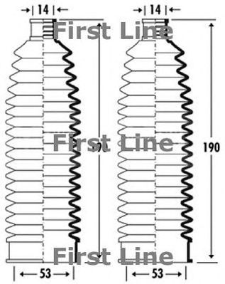 FIRST LINE fsg3362 -  Пыльник, рулевое управление